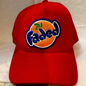 Muka "Faded" Men's Trucker Cap - Snapback Adjustable -MUM2246 - Red